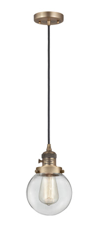 Franklin Restoration Mini Pendant Antique Brass