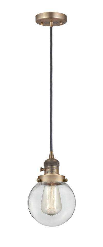 Franklin Restoration Mini Pendant Antique Brass