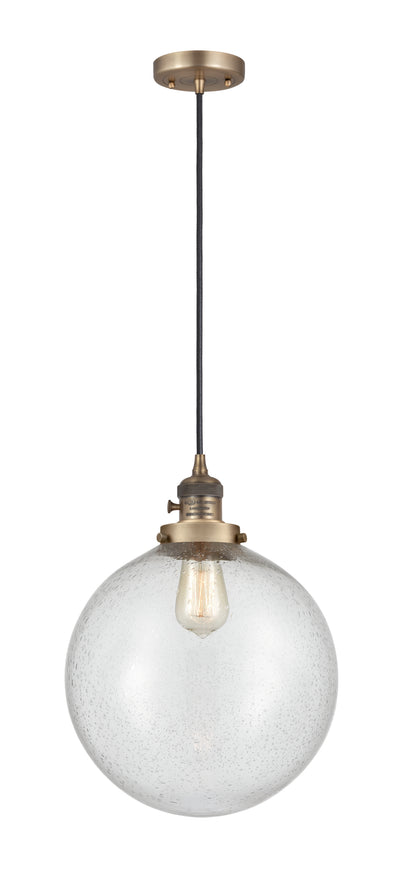 Franklin Restoration Mini Pendant Antique Brass