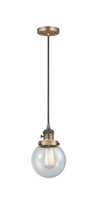 Franklin Restoration Mini Pendant Antique Brass