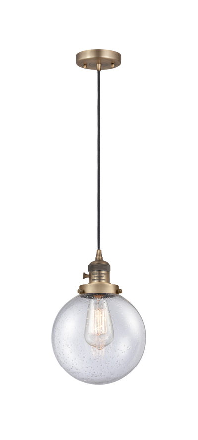 Franklin Restoration Mini Pendant Antique Brass
