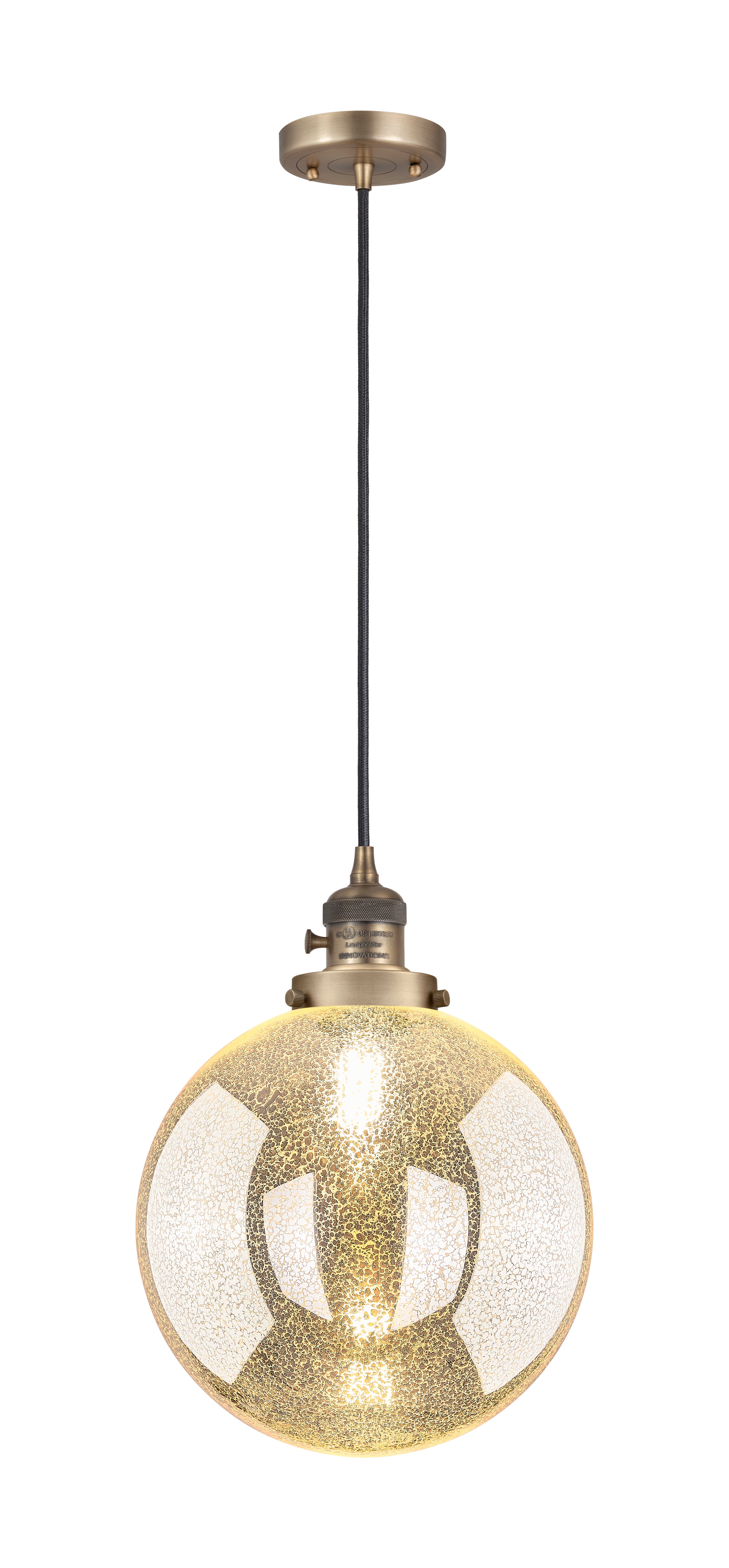 Franklin Restoration Mini Pendant Cast Brass