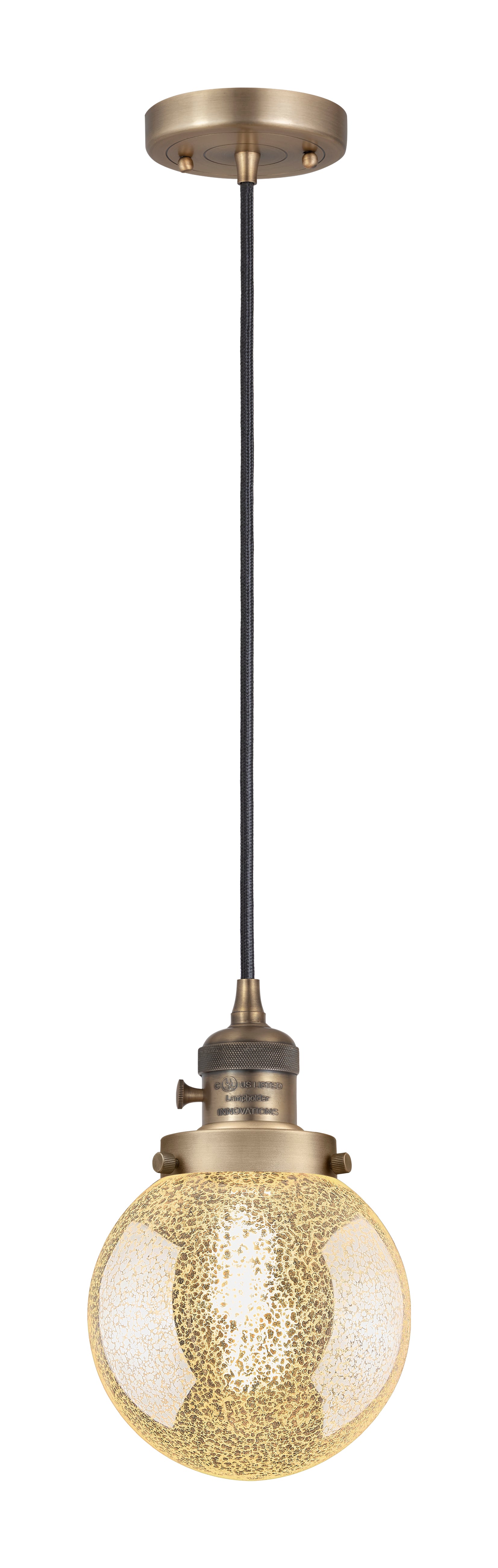 Franklin Restoration Mini Pendant Antique Brass