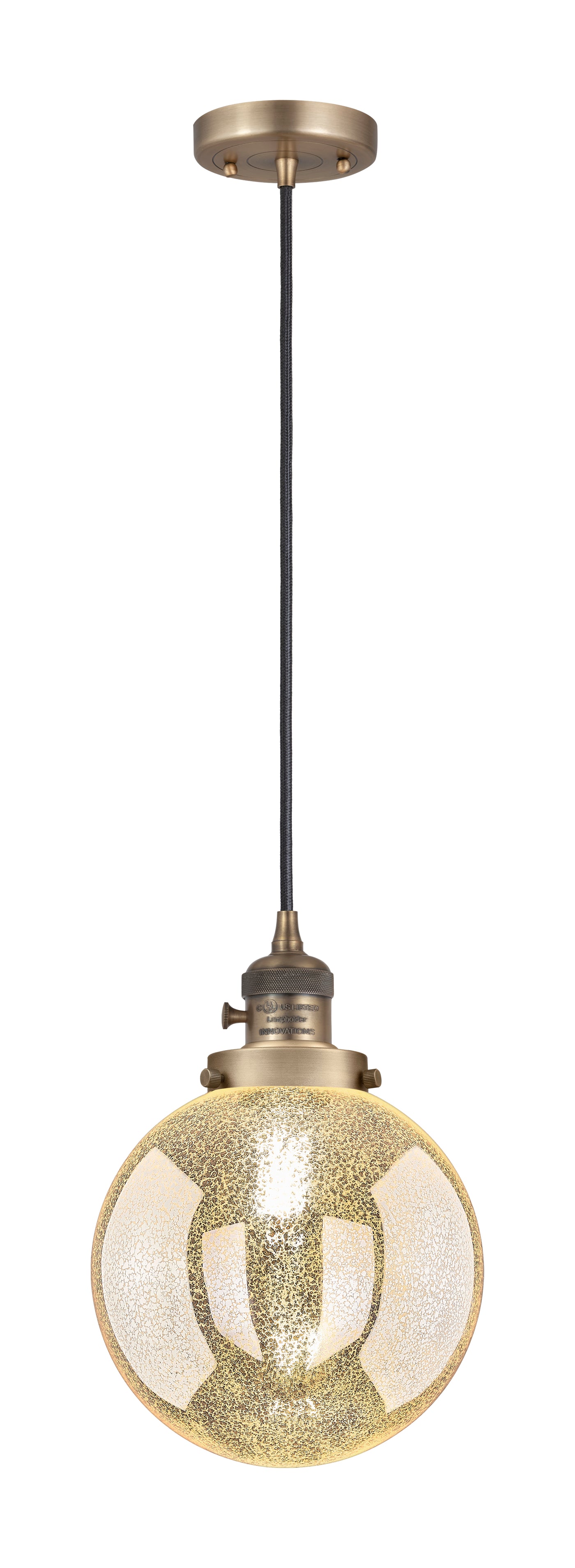 Franklin Restoration Mini Pendant Antique Brass