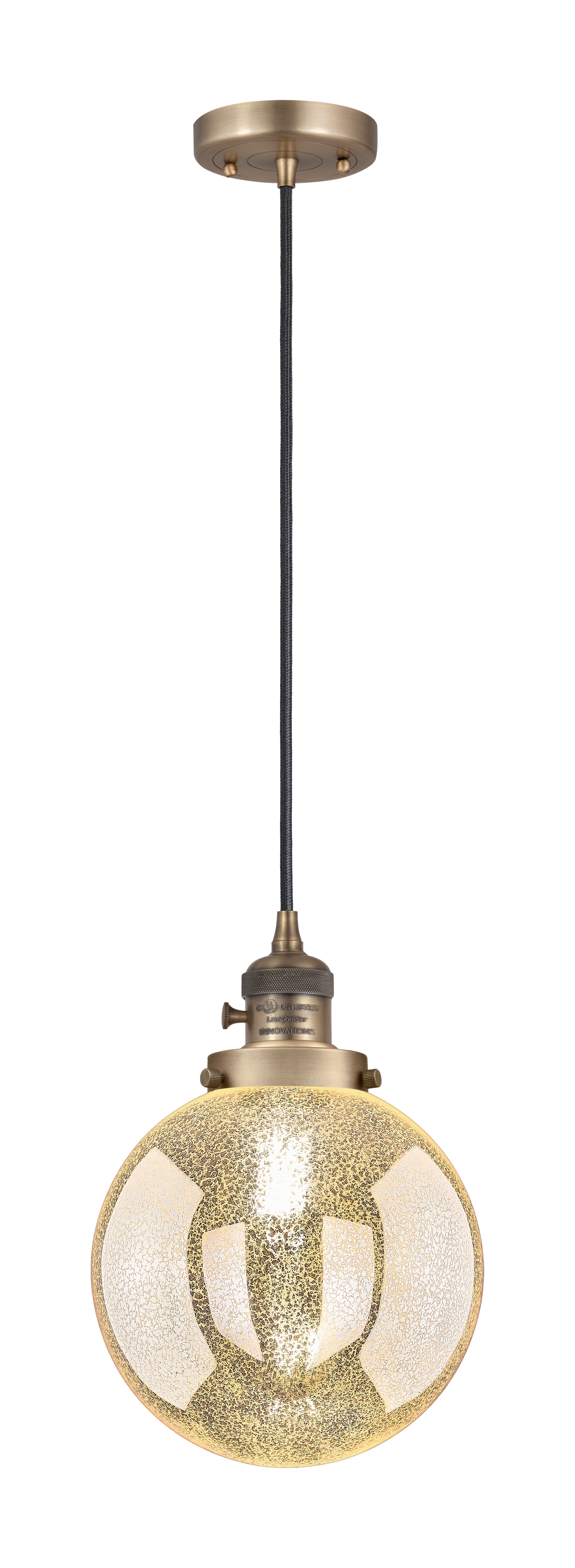Franklin Restoration Mini Pendant Antique Brass
