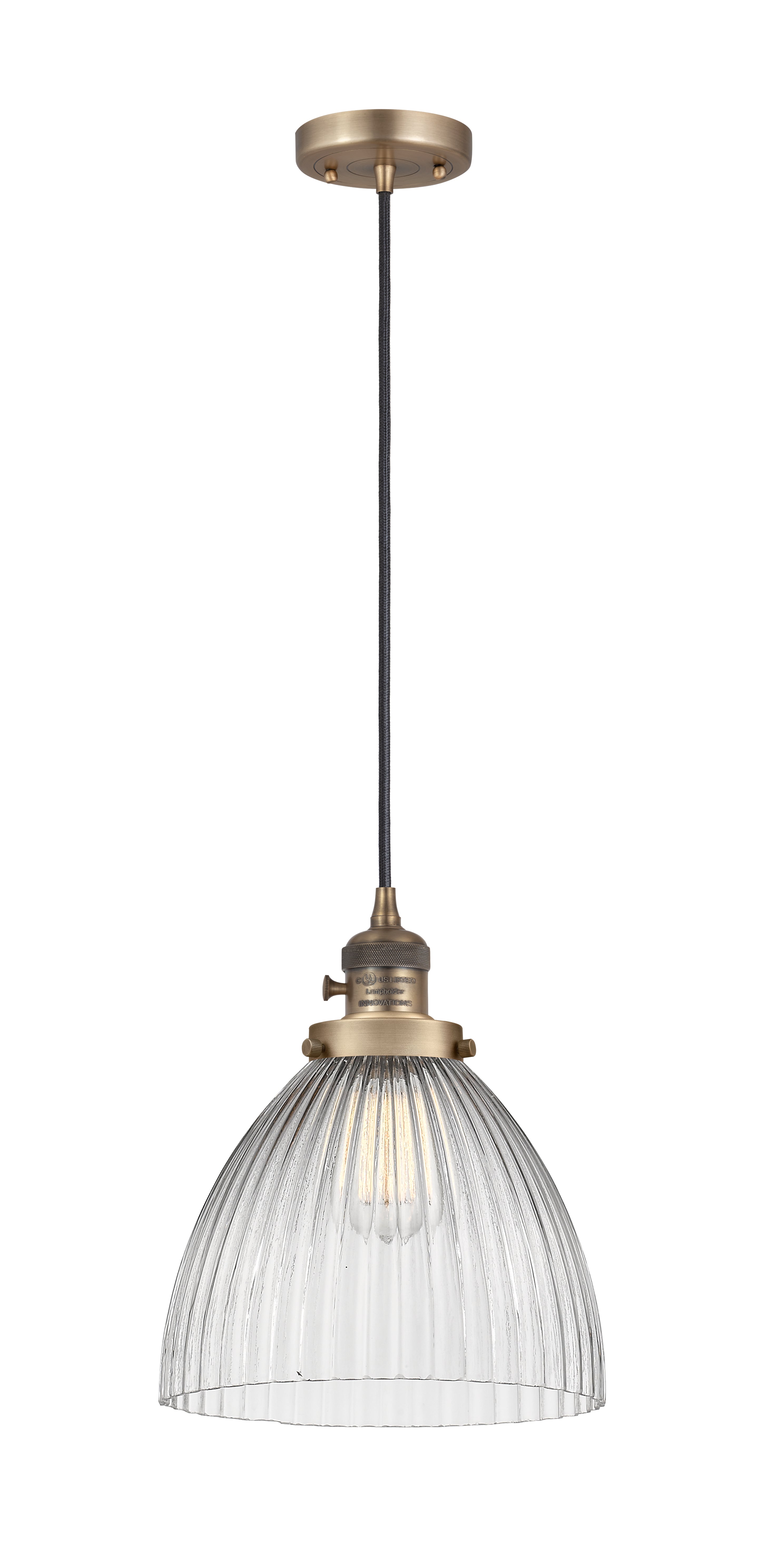 Franklin Restoration Mini Pendant Antique Brass