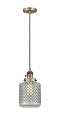Franklin Restoration Mini Pendant Brass Steel