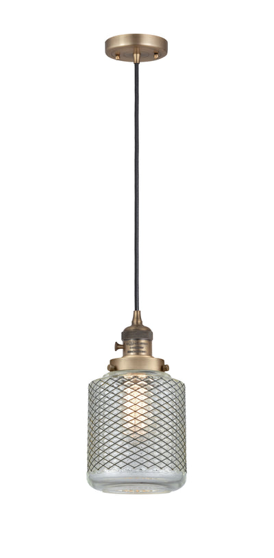 Franklin Restoration Mini Pendant Antique Brass