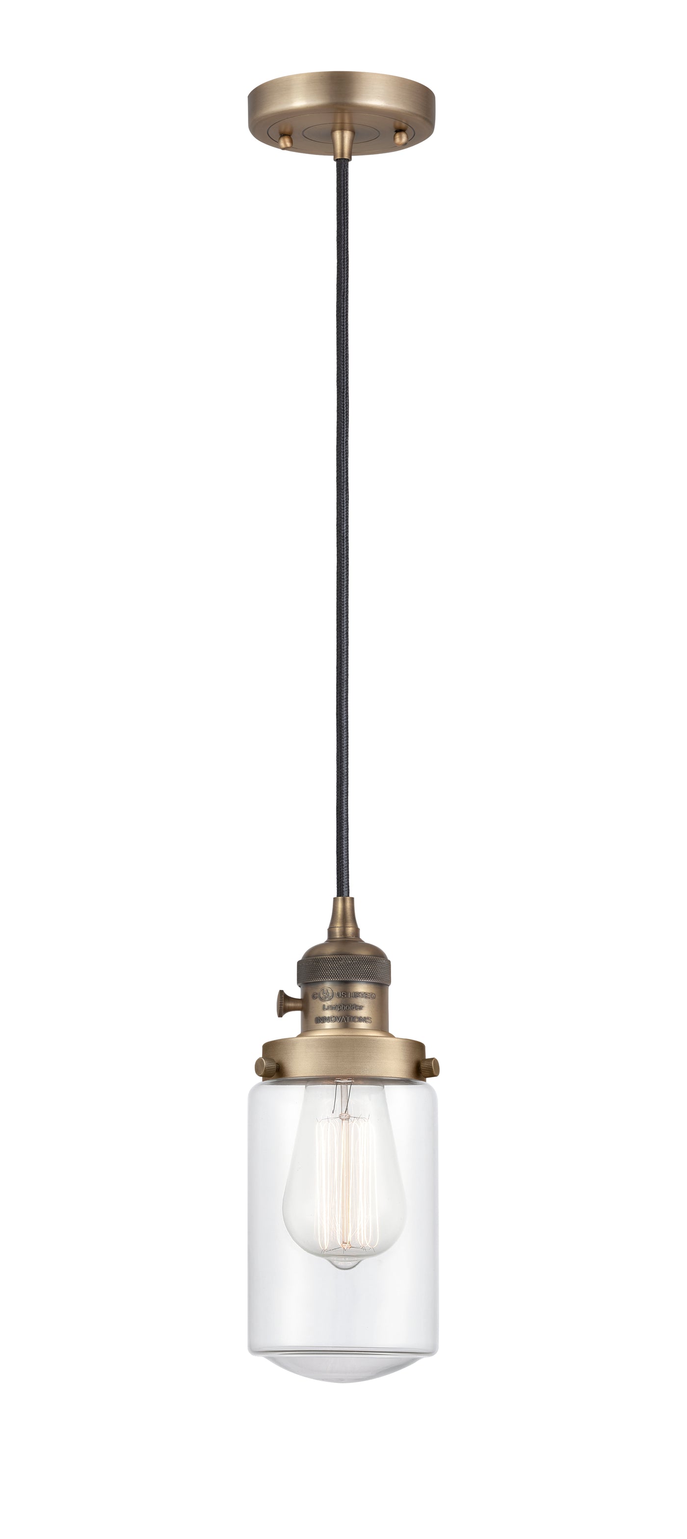 Franklin Restoration Mini Pendant Brass