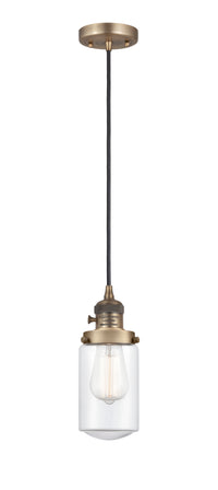 Franklin Restoration Mini Pendant Antique Brass