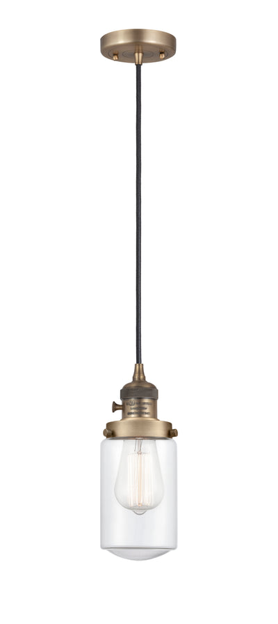 Franklin Restoration Mini Pendant Antique Brass