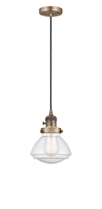 Franklin Restoration Mini Pendant Antique Brass