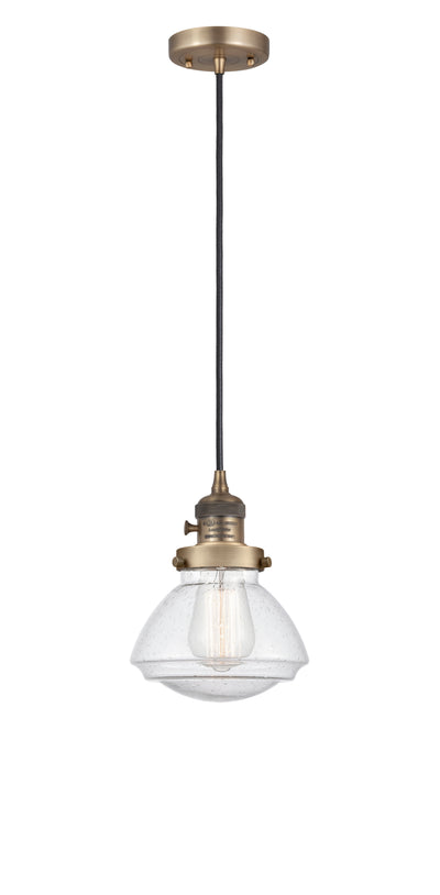Franklin Restoration Mini Pendant Antique Brass