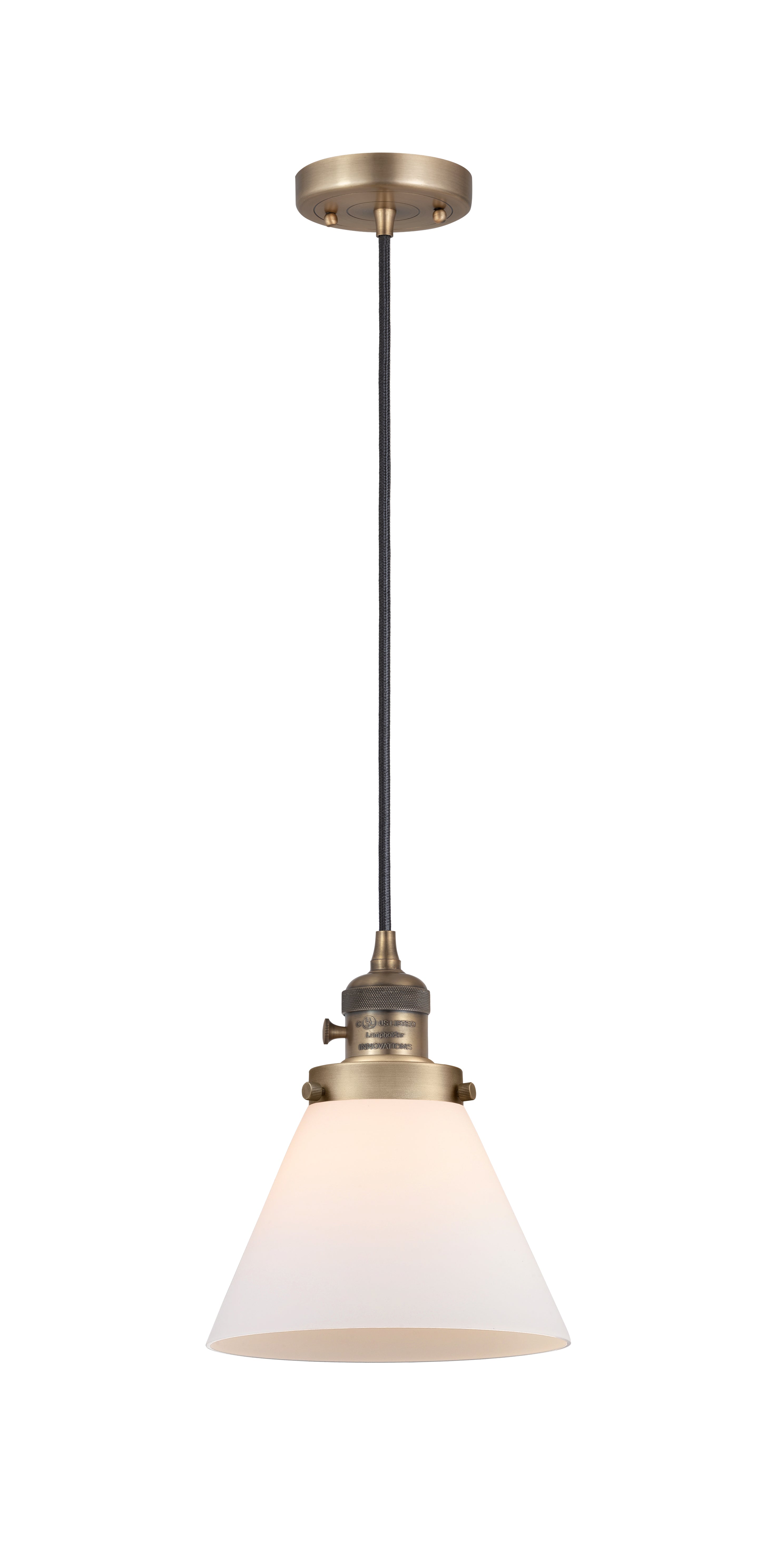 Franklin Restoration Mini Pendant Antique Brass
