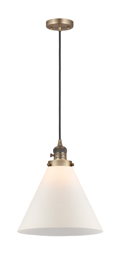 Franklin Restoration Antique Brass Cast Mini Pendant