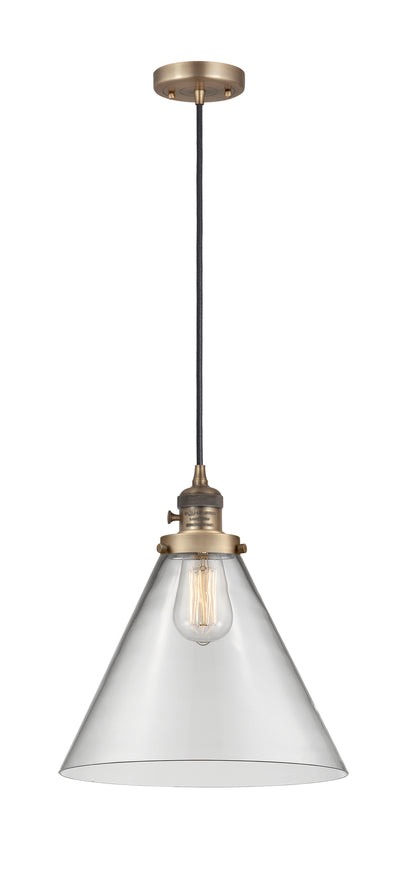 Franklin Restoration Mini Pendant Antique Brass