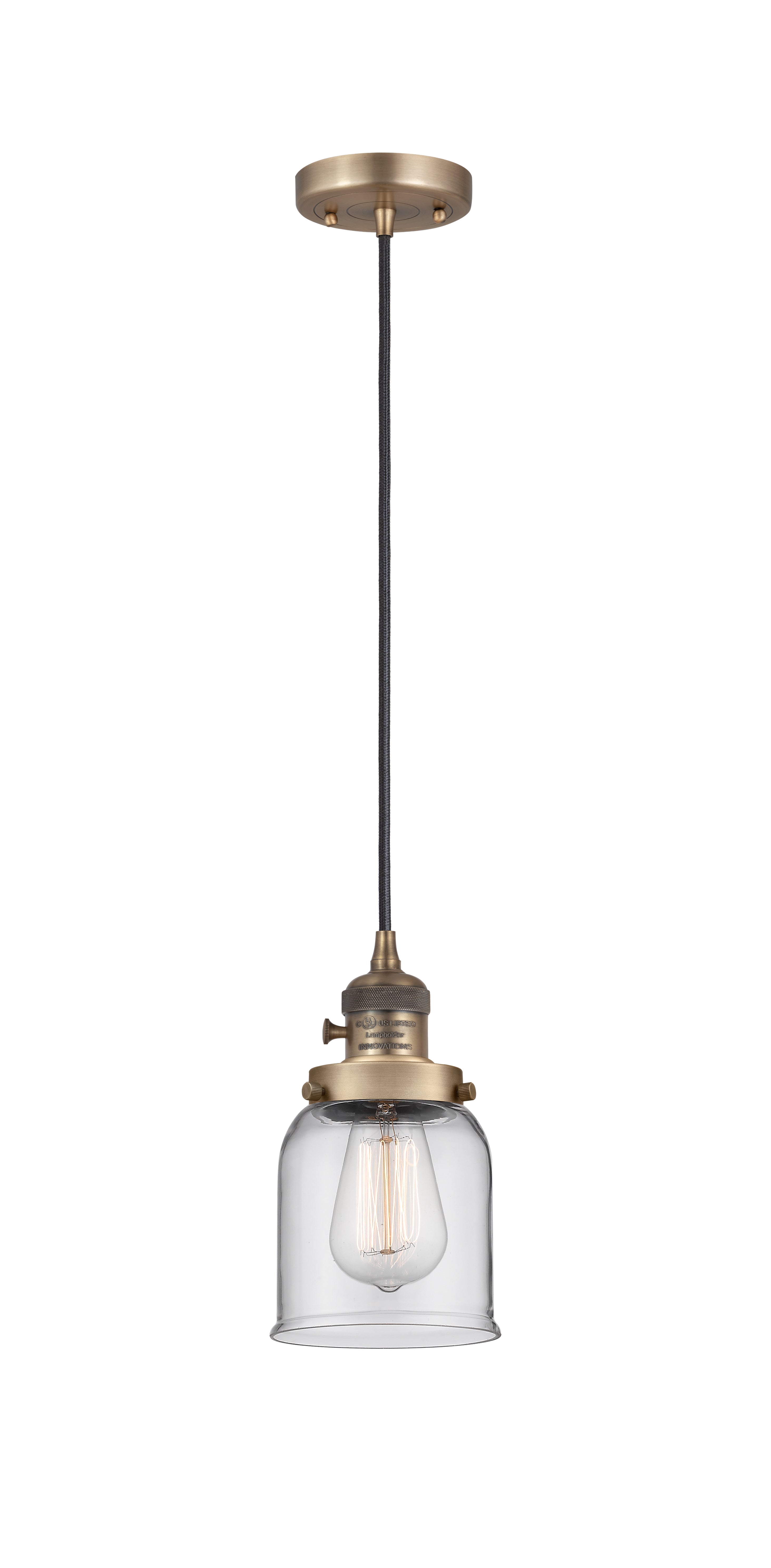 Franklin Restoration Mini Pendant Brass