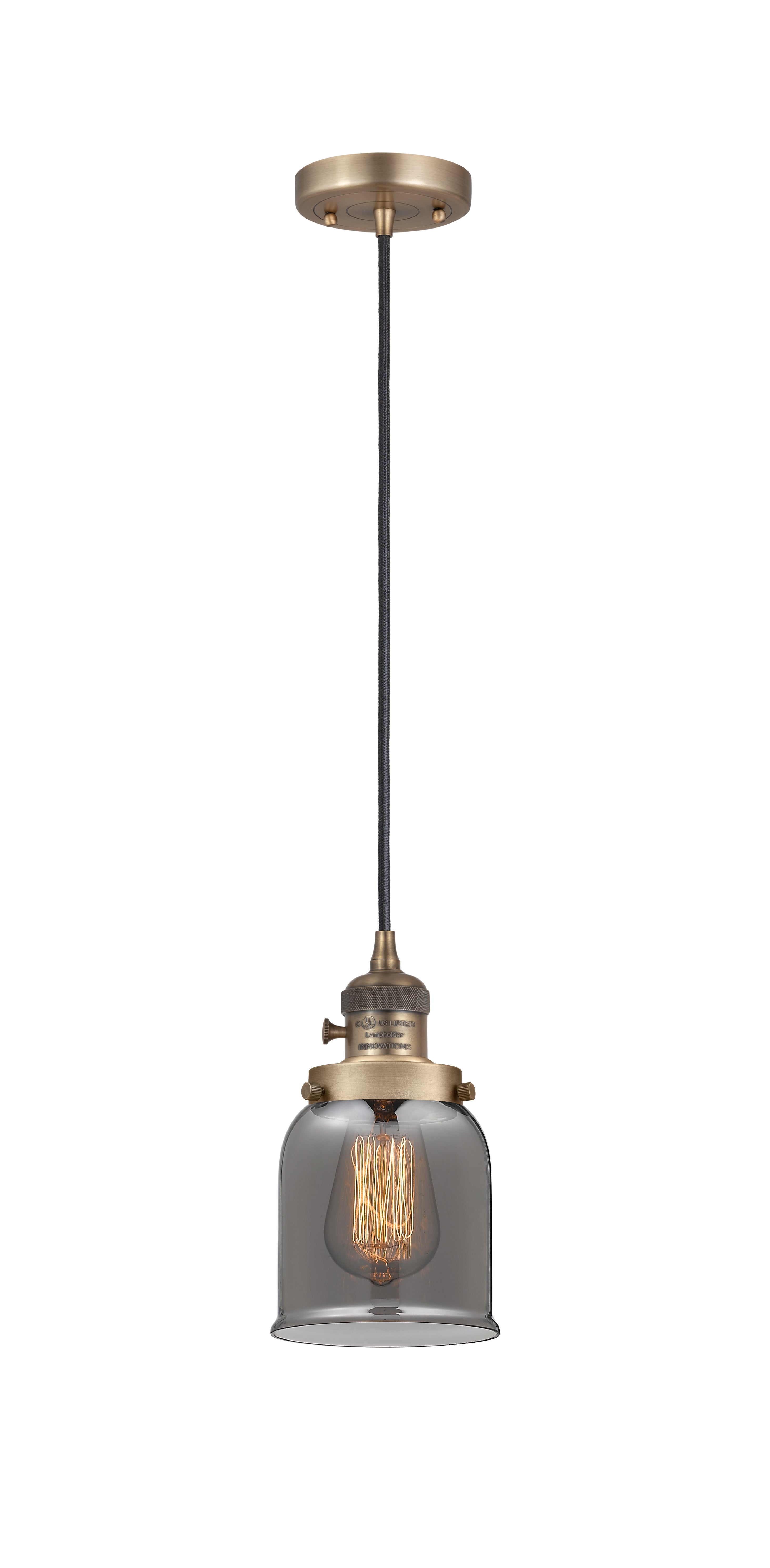 Franklin Restoration Mini Pendant Antique Brass