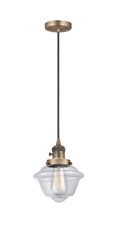 Franklin Restoration Mini Pendant Antique Brass