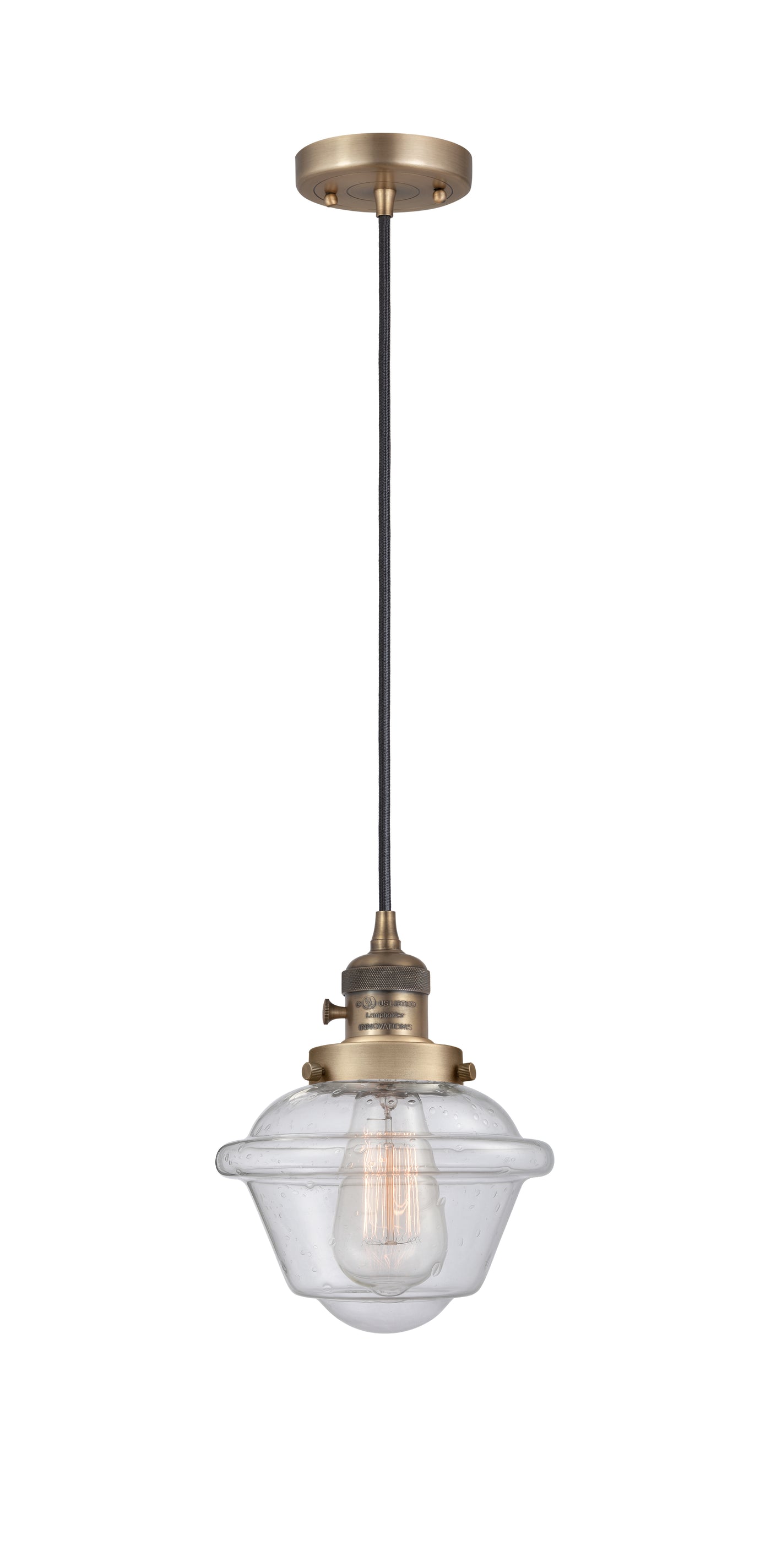 Franklin Restoration Mini Pendant Antique Brass