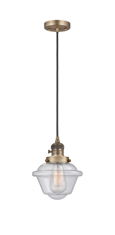 Franklin Restoration Mini Pendant Antique Brass