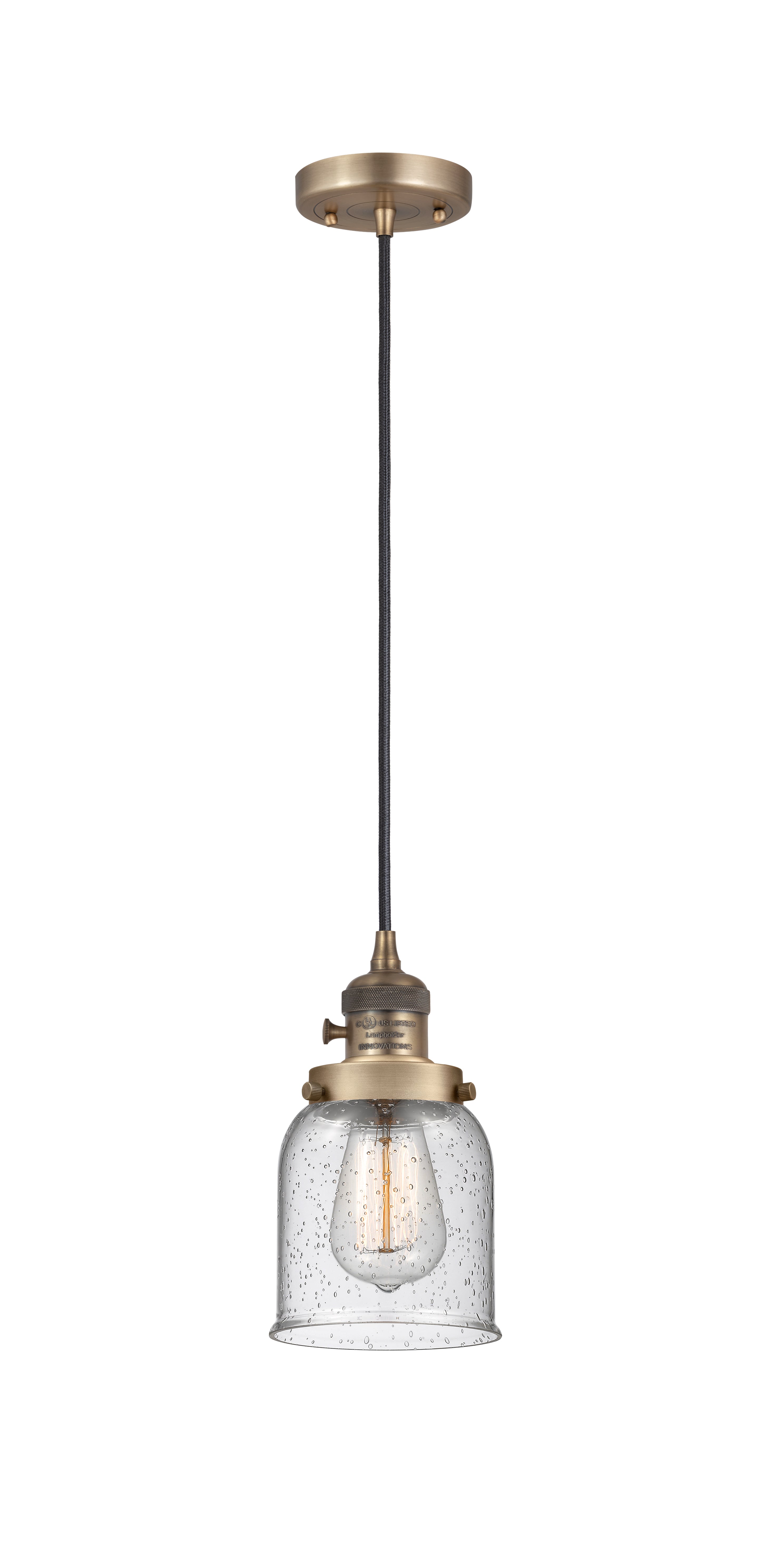 Franklin Restoration Mini Pendant Antique Brass