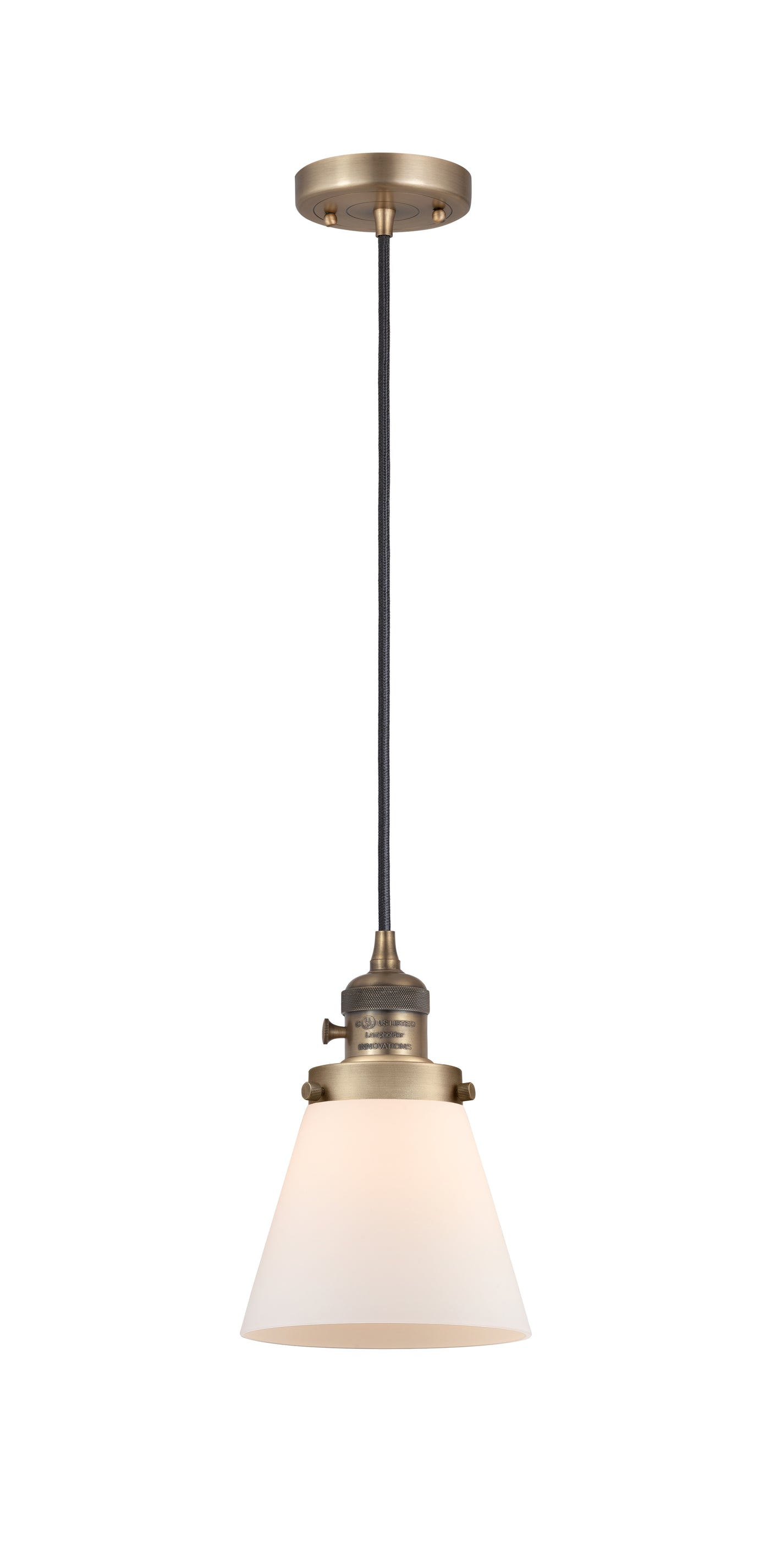 Franklin Restoration Mini Pendant Cast Brass