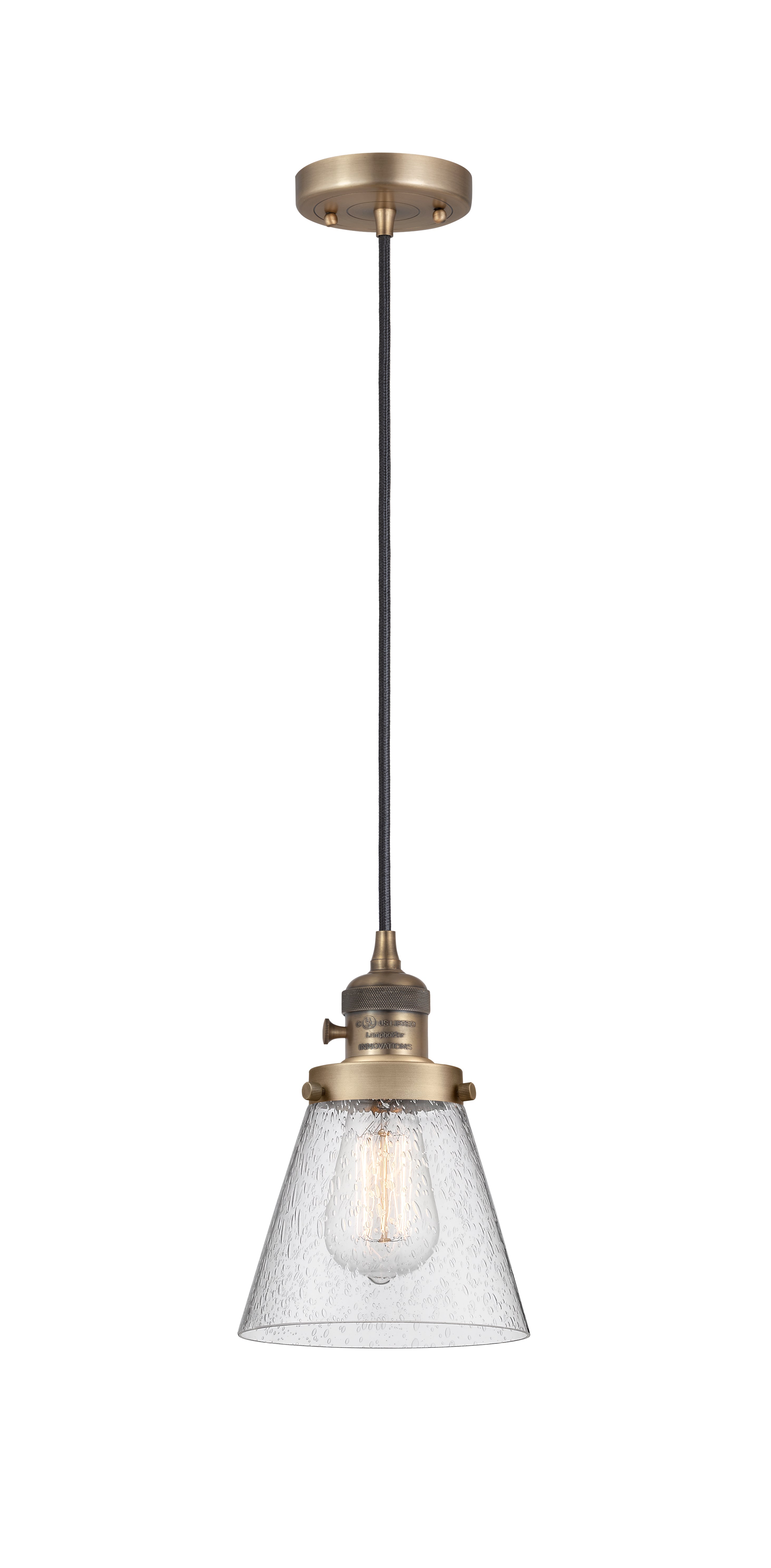 Franklin Restoration Cone Antique Brass Steel