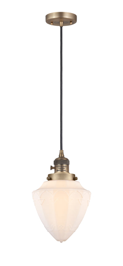 Franklin Restoration Mini Pendant Antique Brass