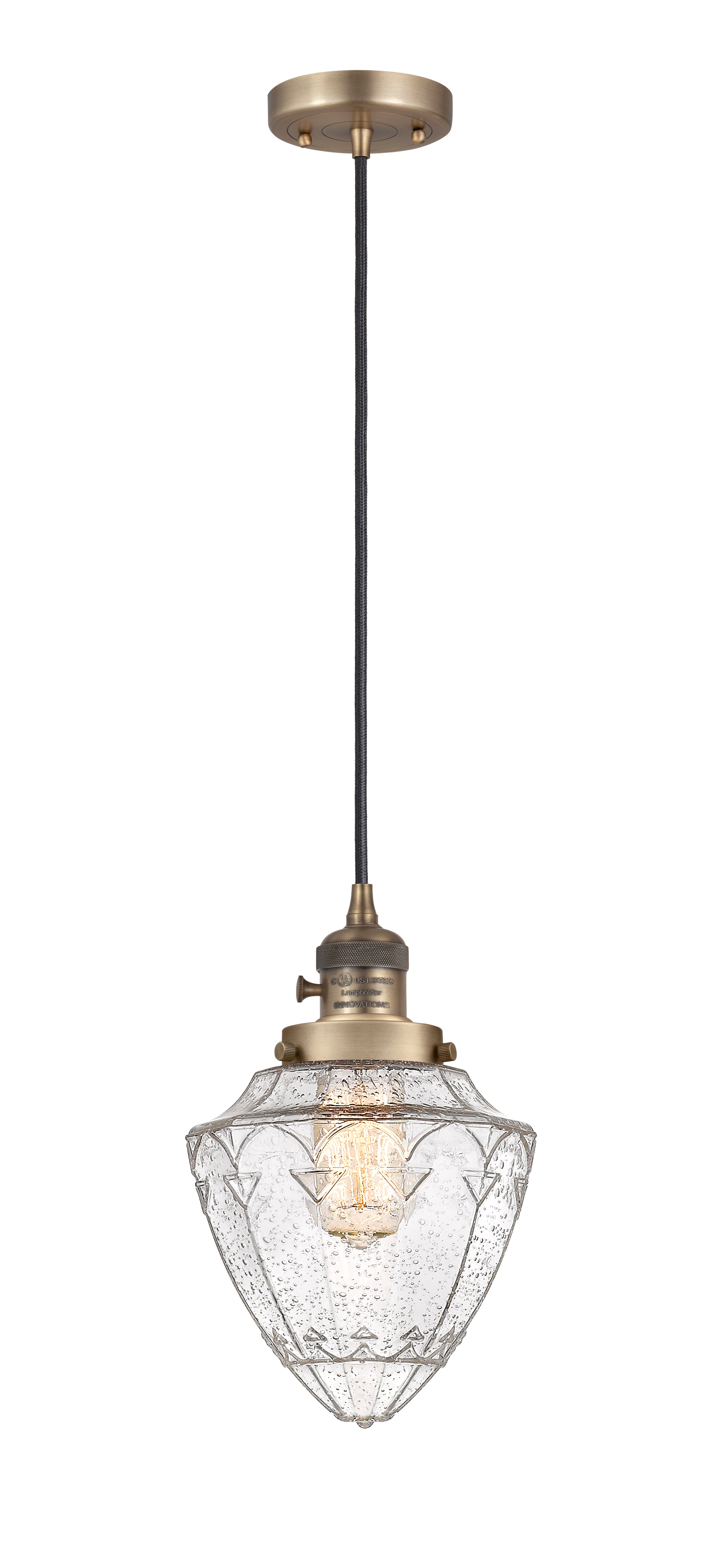 Franklin Restoration Mini Pendant Antique Brass