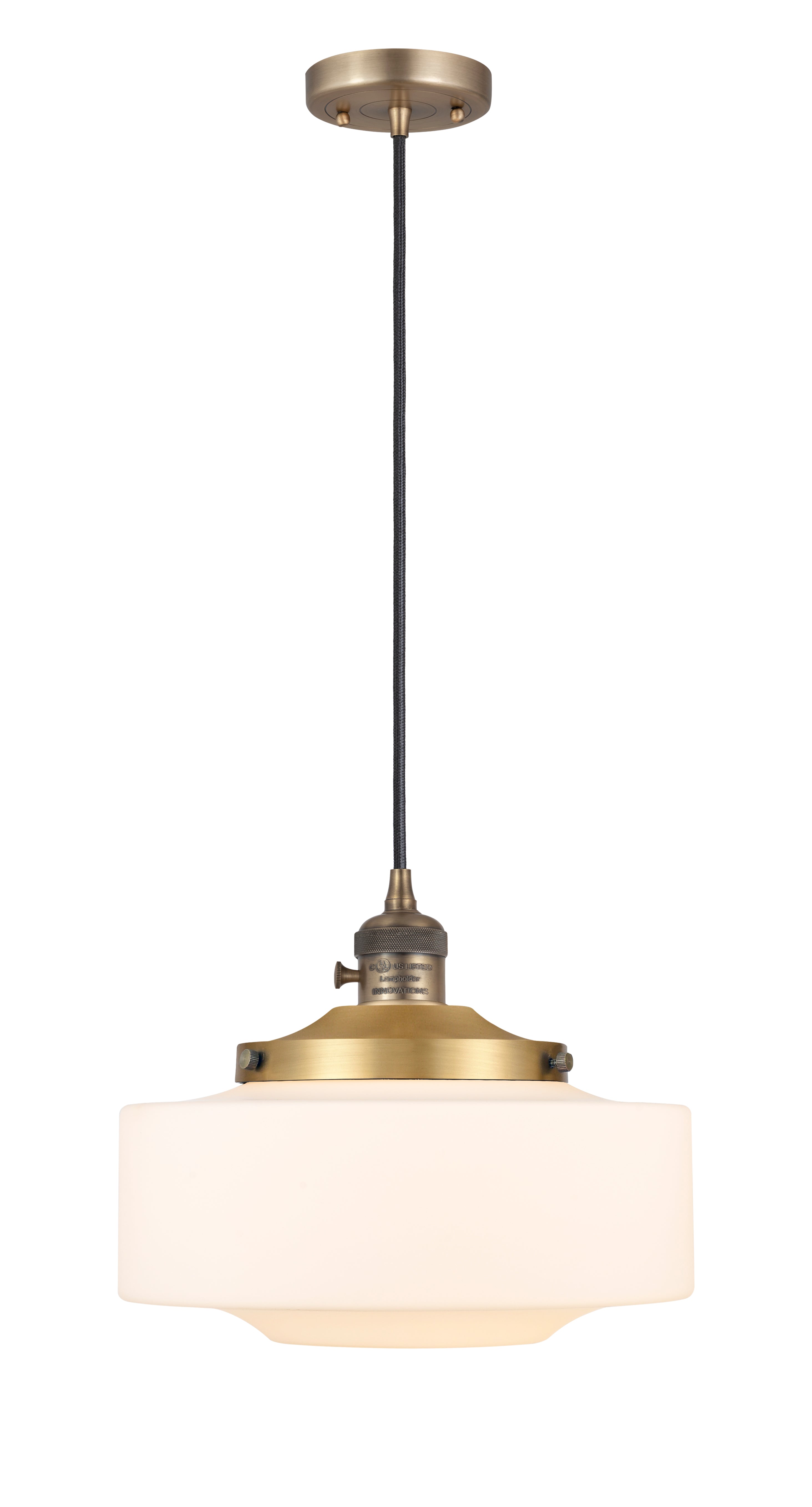 Franklin Restoration Mini Pendant Antique Brass
