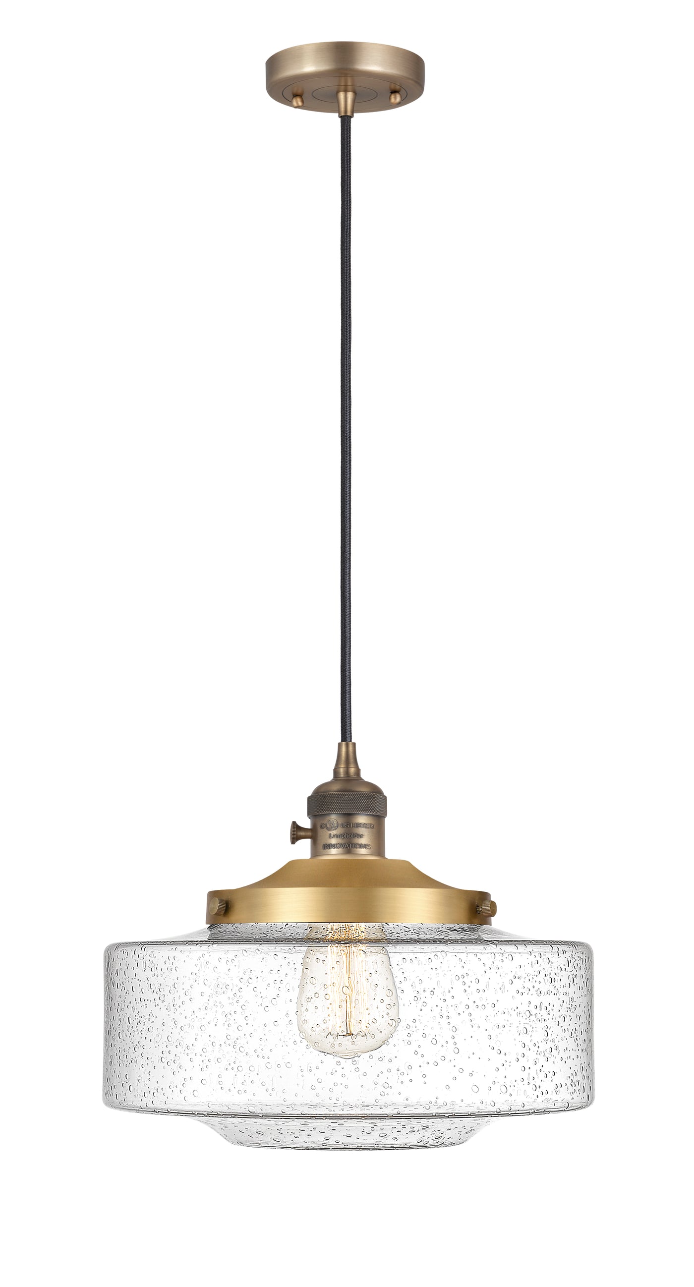 Franklin Restoration Mini Pendant Antique Brass