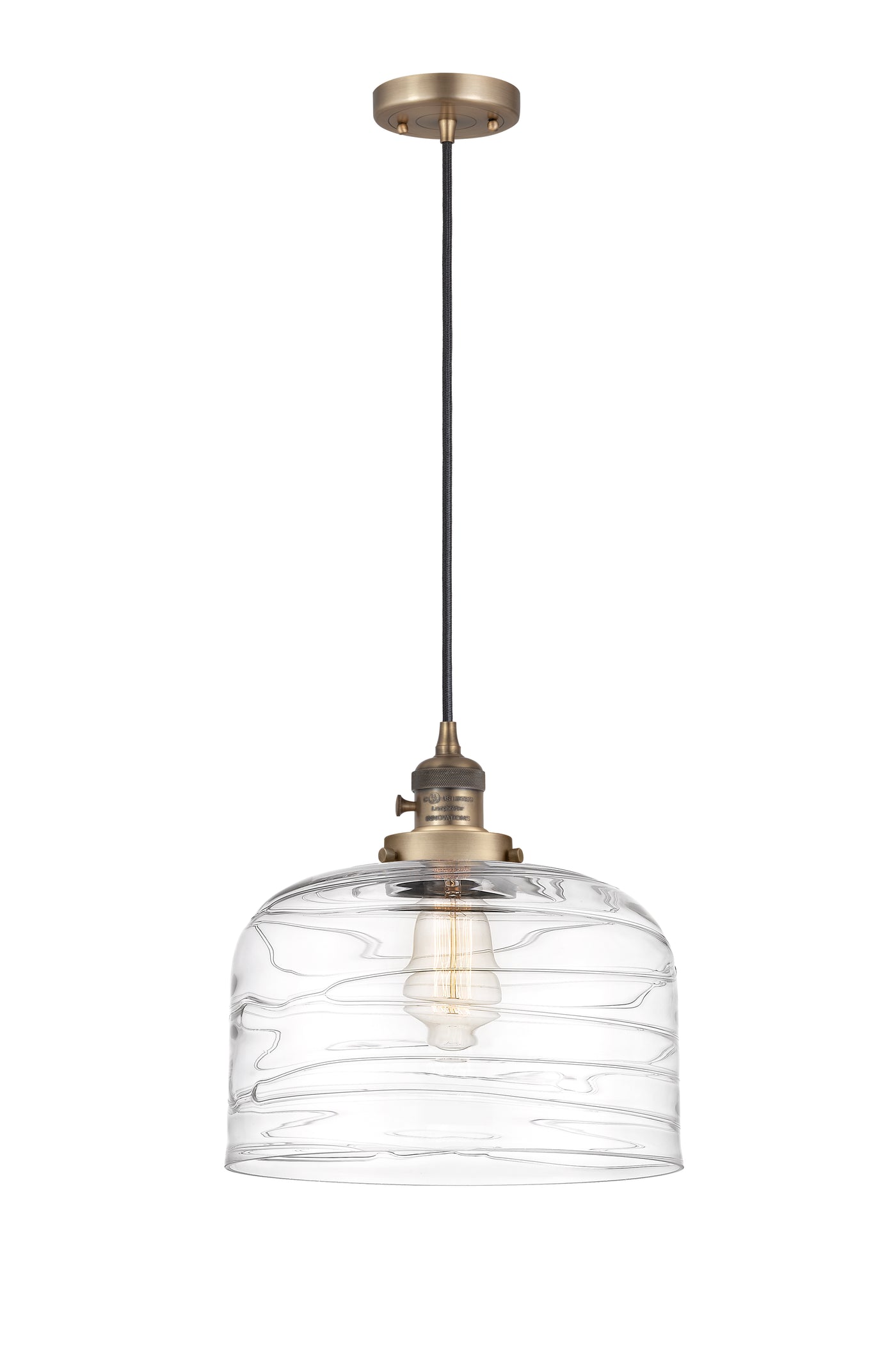 Franklin Restoration Mini Pendant Antique Brass