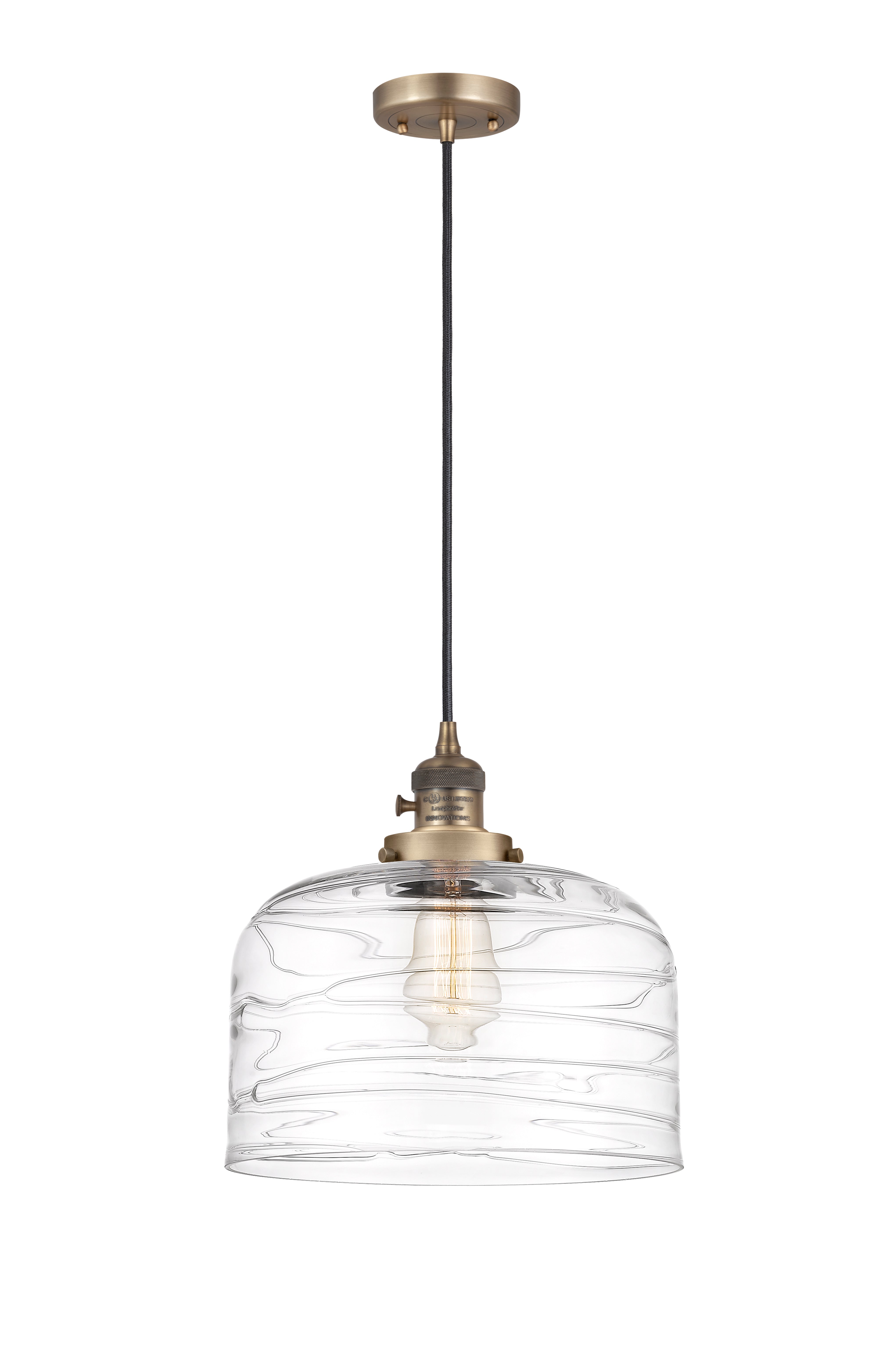 Franklin Restoration Mini Pendant Antique Brass