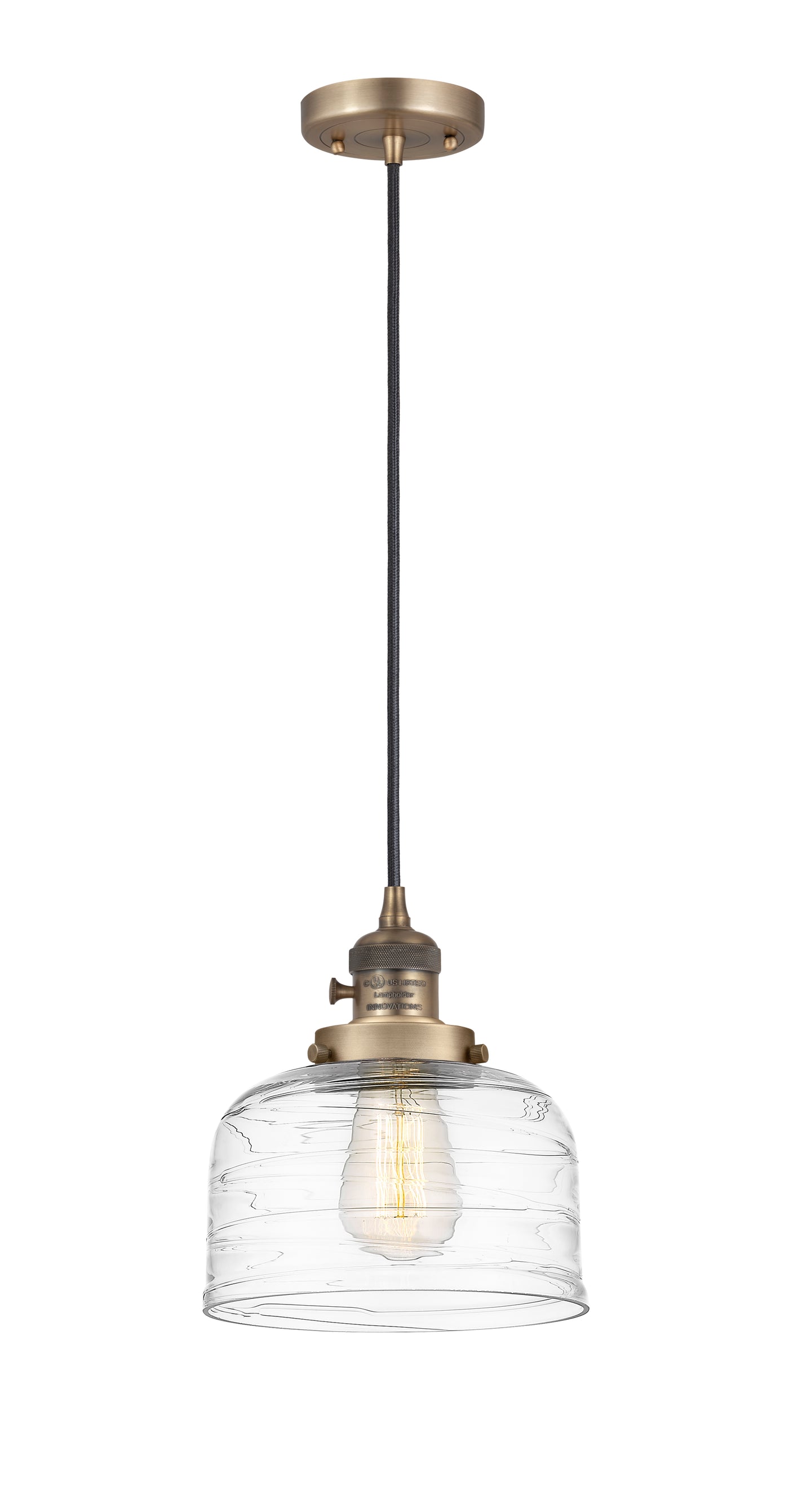 Franklin Restoration Mini Pendant Cast Brass