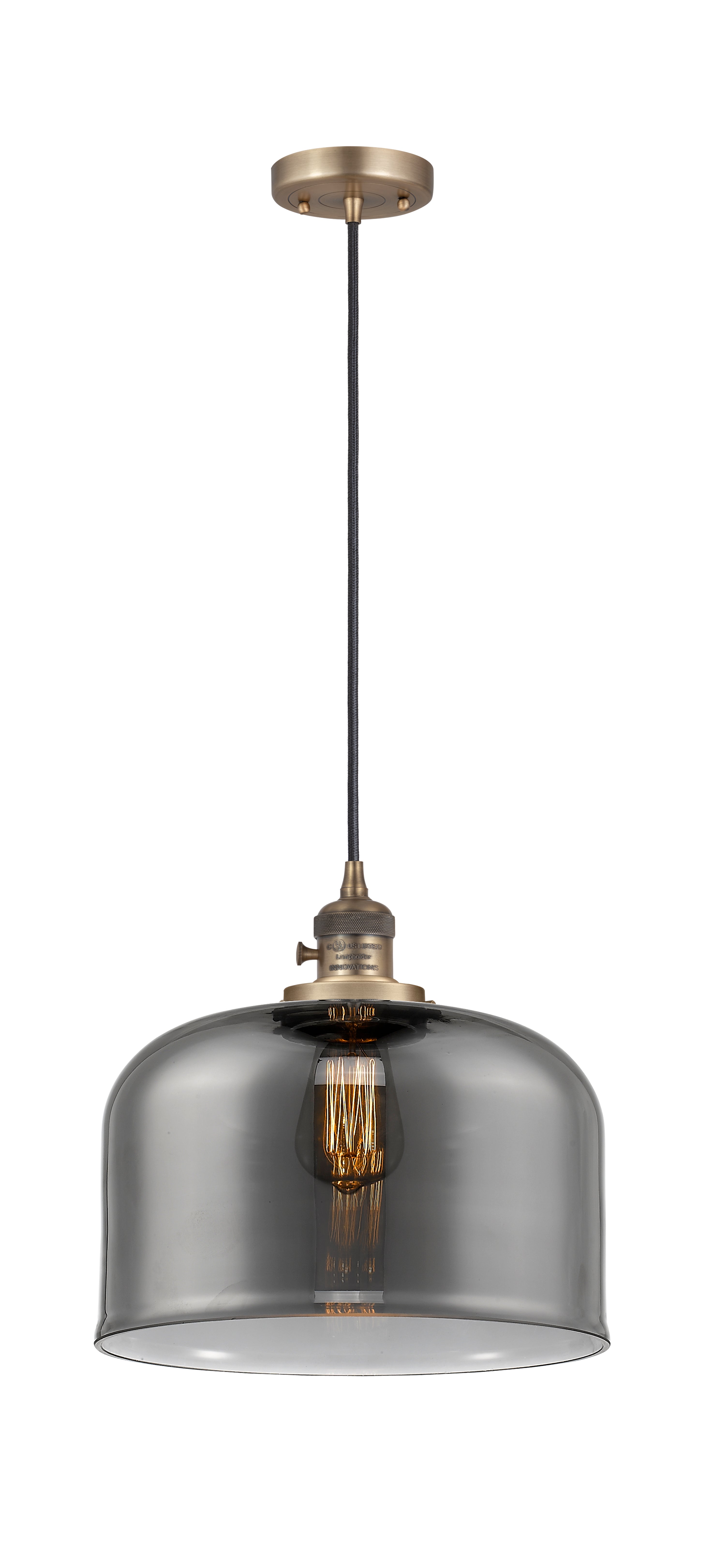 Franklin Restoration Mini Pendant Antique Brass