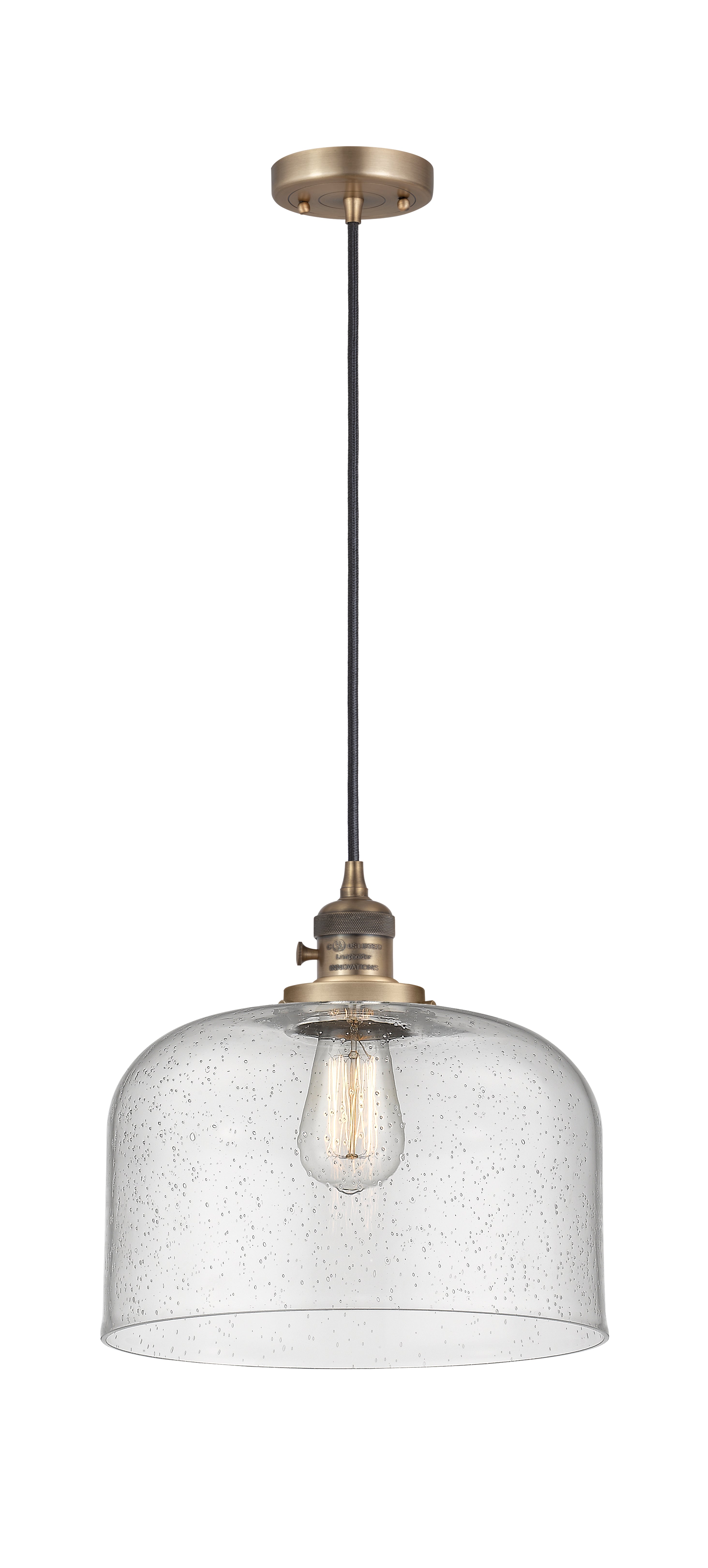 Franklin Restoration Mini Pendant Antique Brass