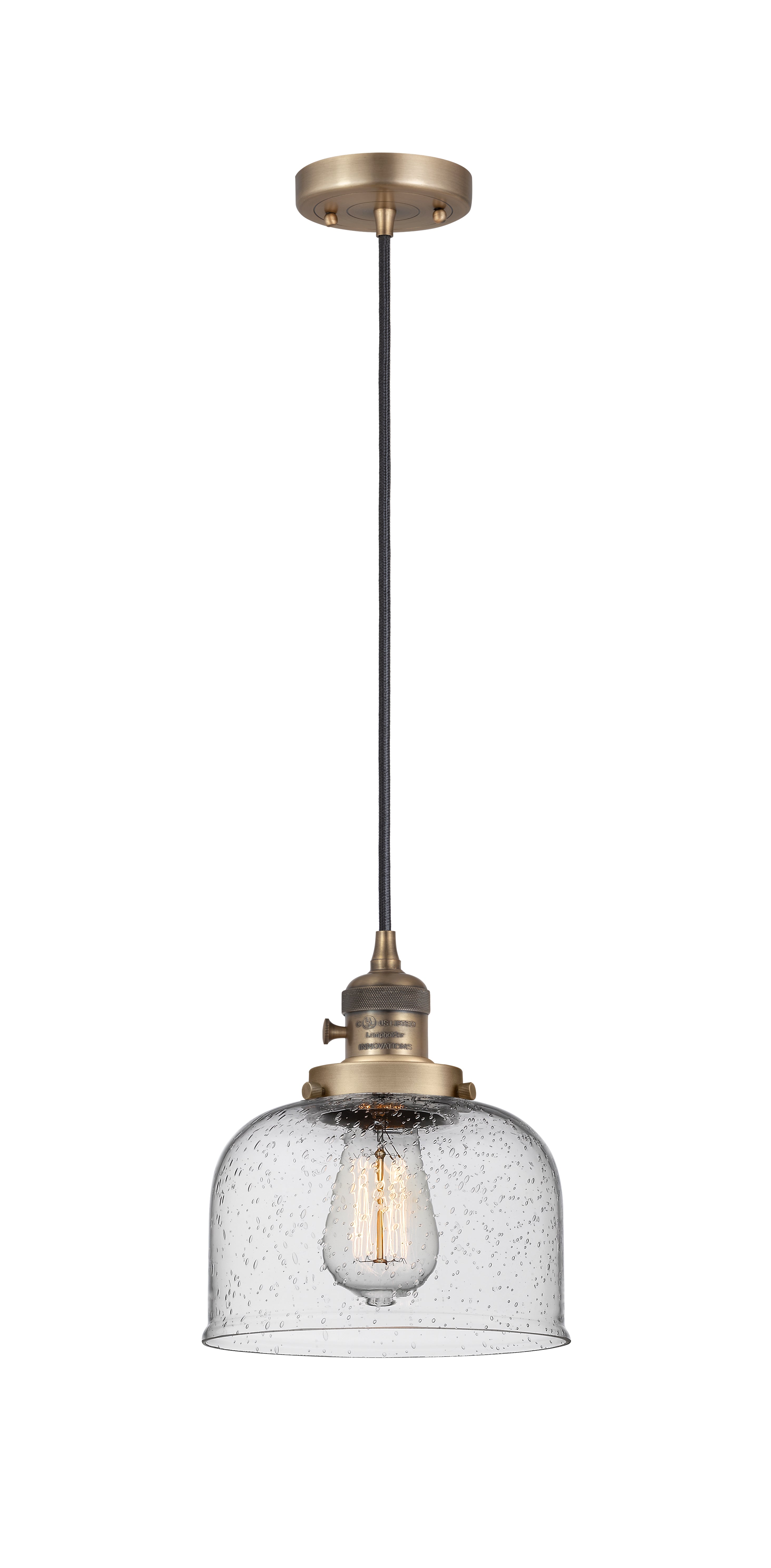 Franklin Restoration Mini Pendant Antique Brass