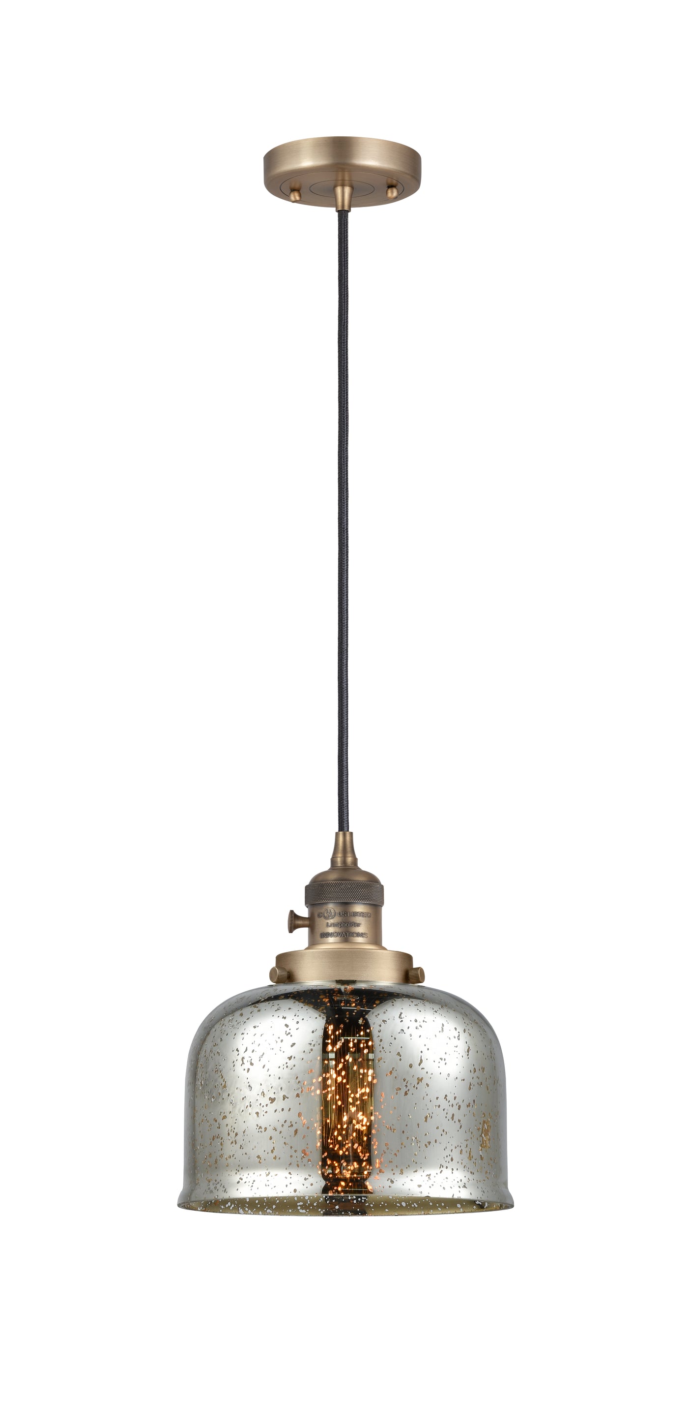 Franklin Restoration Mini Pendant Antique Brass
