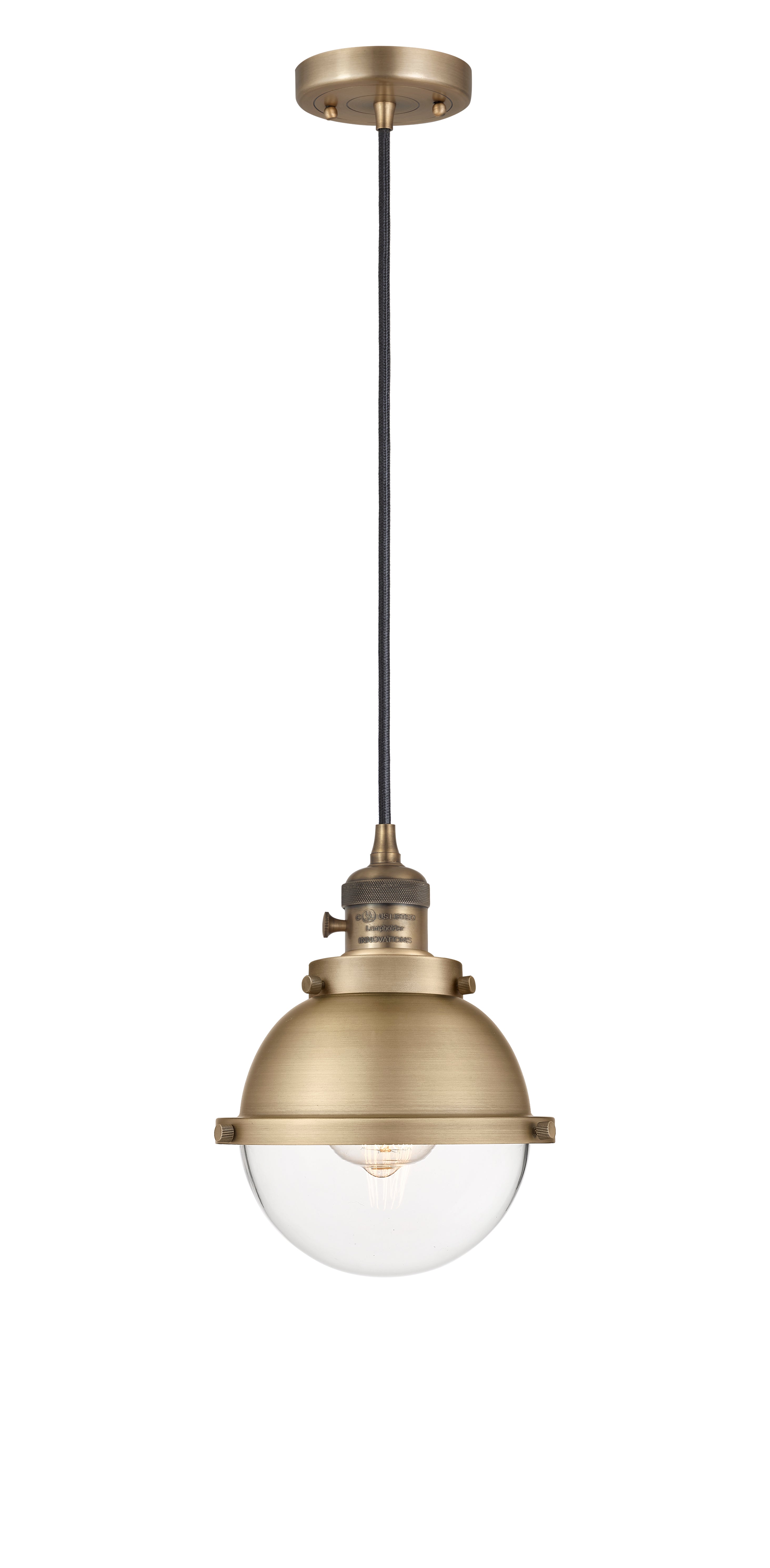 Franklin Restoration Mini Pendant Brushed Brass