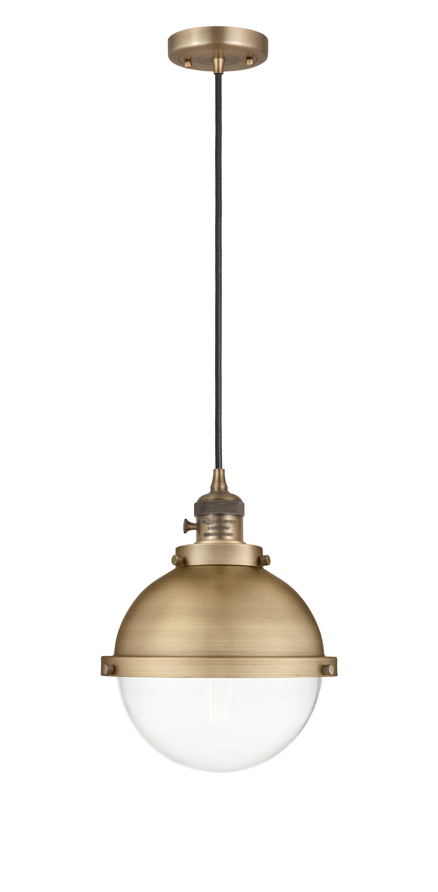 Franklin Restoration Mini Pendant Brass Finish