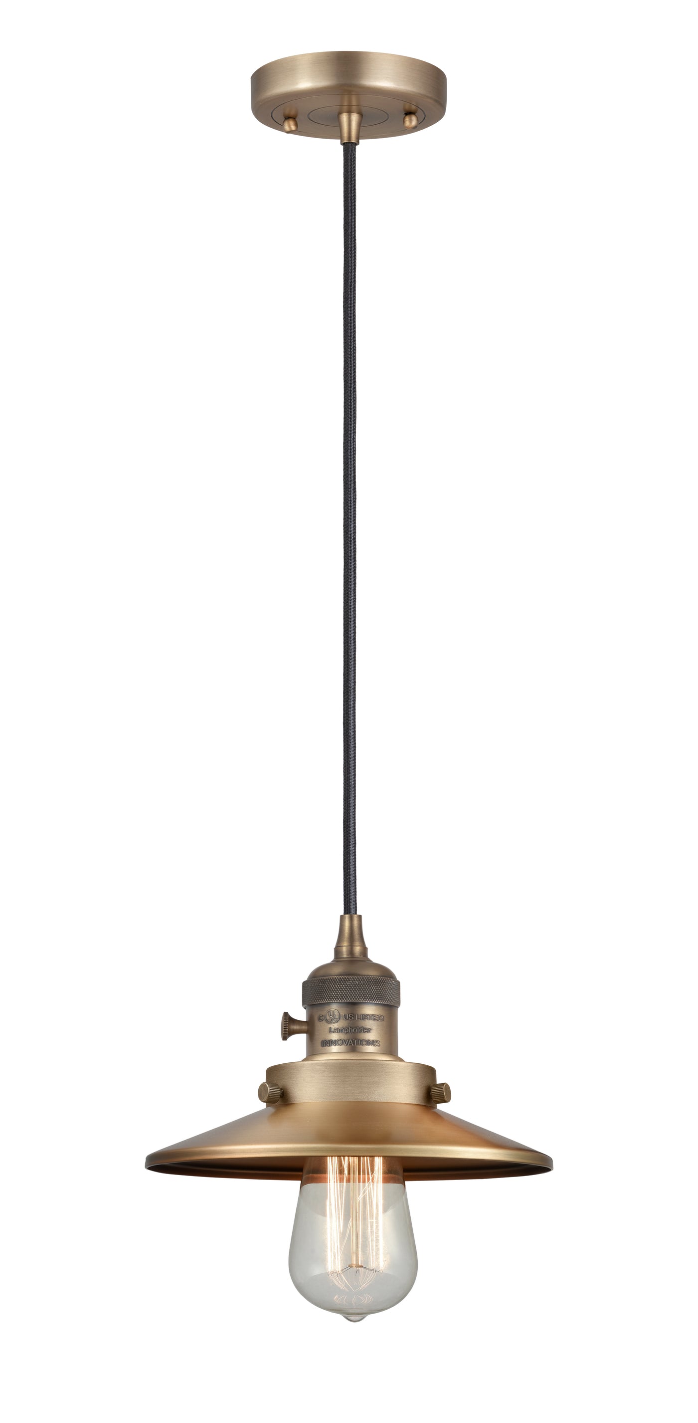 Franklin Restoration Mini Pendant Antique Brass