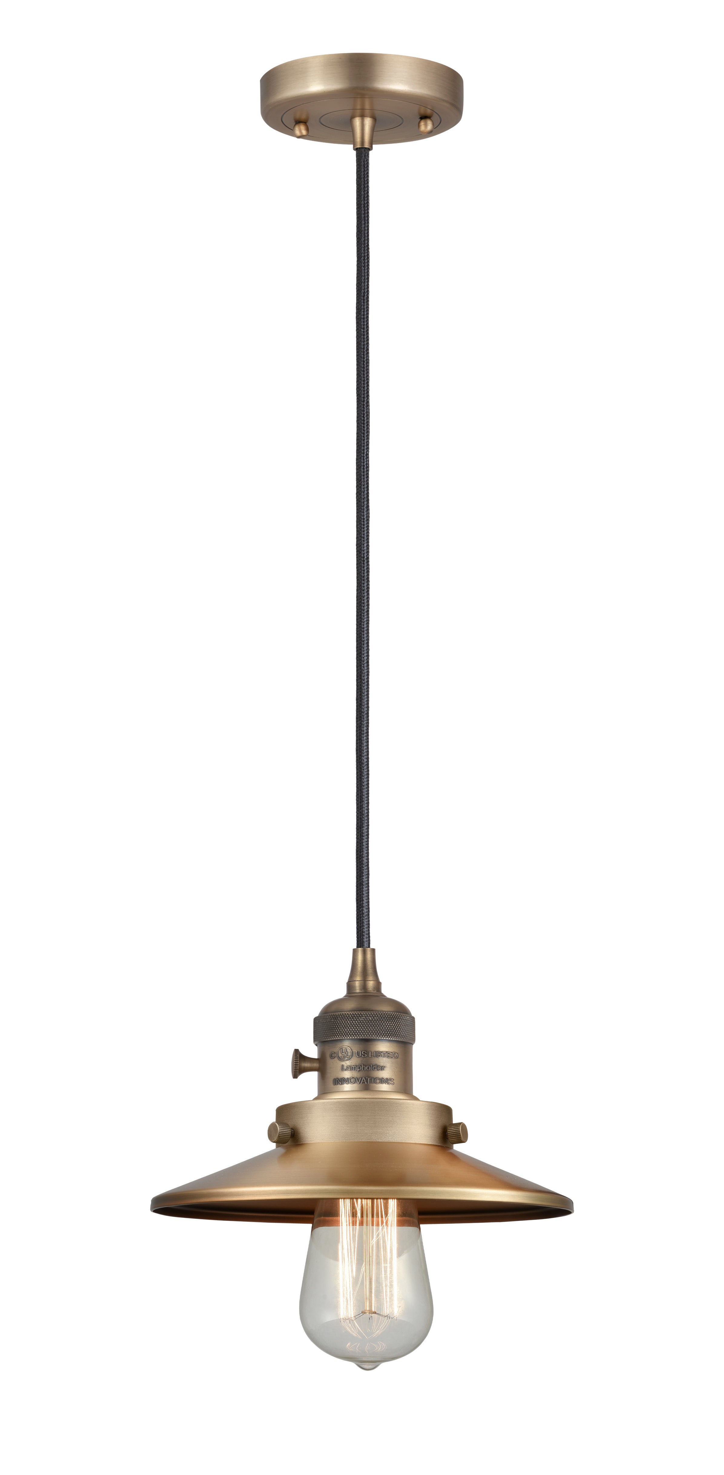 Franklin Restoration Mini Pendant Antique Brass