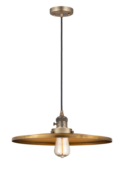 Franklin Restoration Mini Pendant Cast Brass