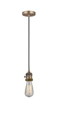 Franklin Restoration Mini Pendant Antique Brass
