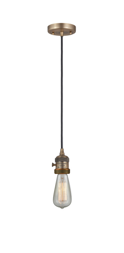 Franklin Restoration Mini Pendant Antique Brass