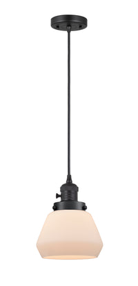 Franklin Restoration Mini Pendant 7 Inch Brass