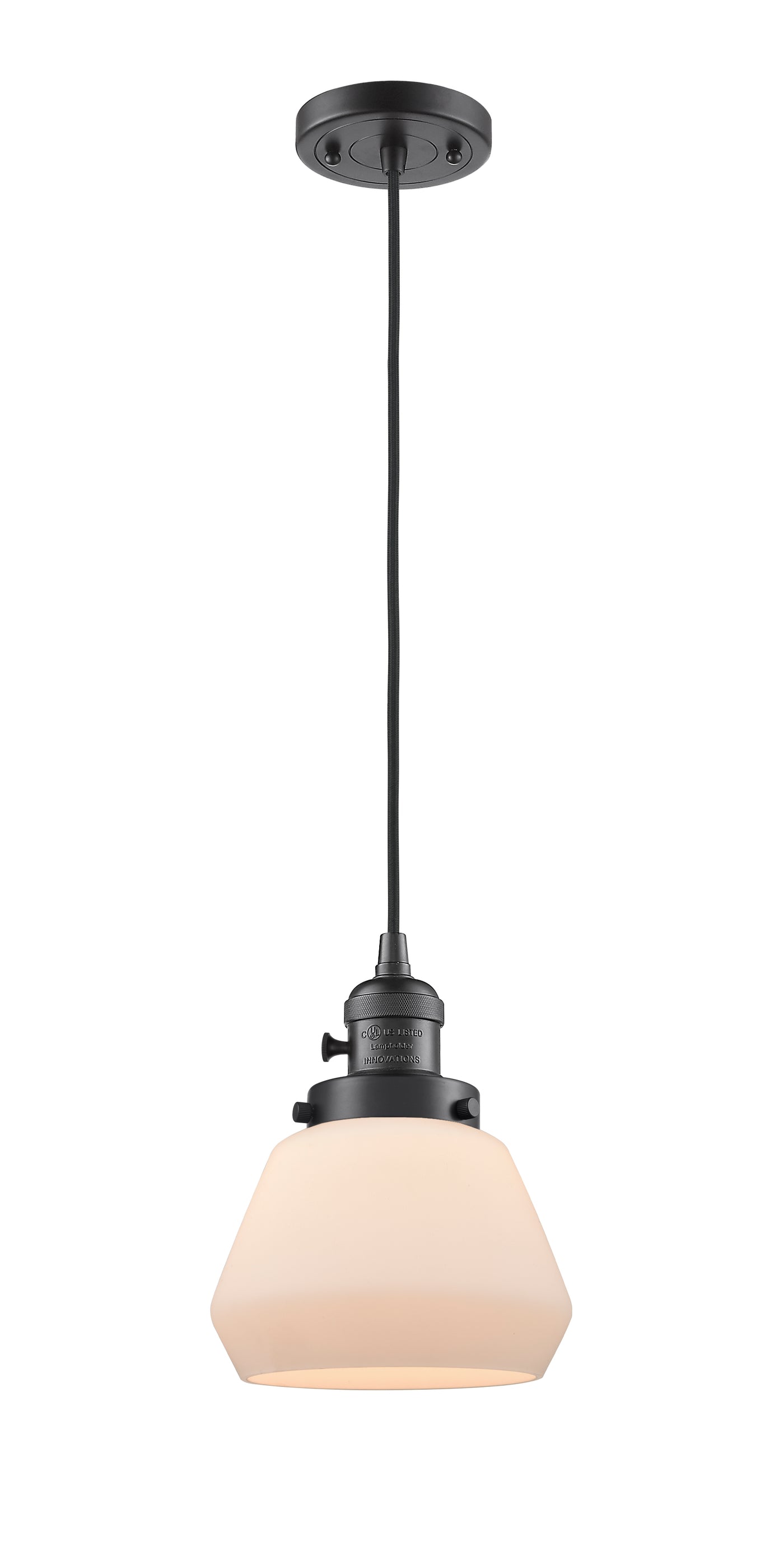 Franklin Restoration Mini Pendant 7 Inch Brass