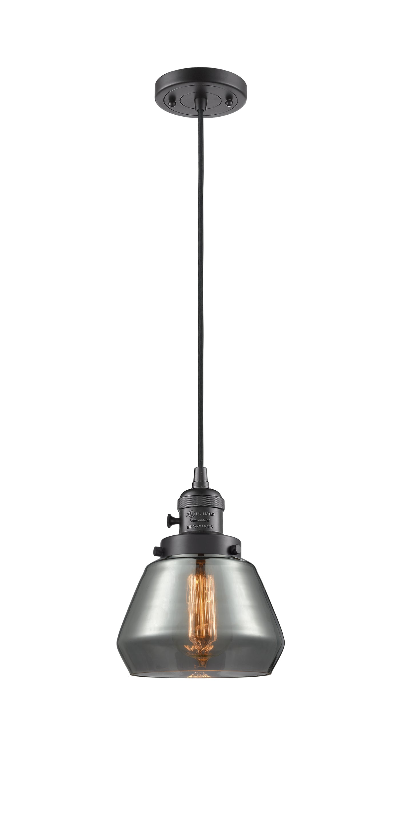 Franklin Restoration Mini Pendant 7 Inch Brass