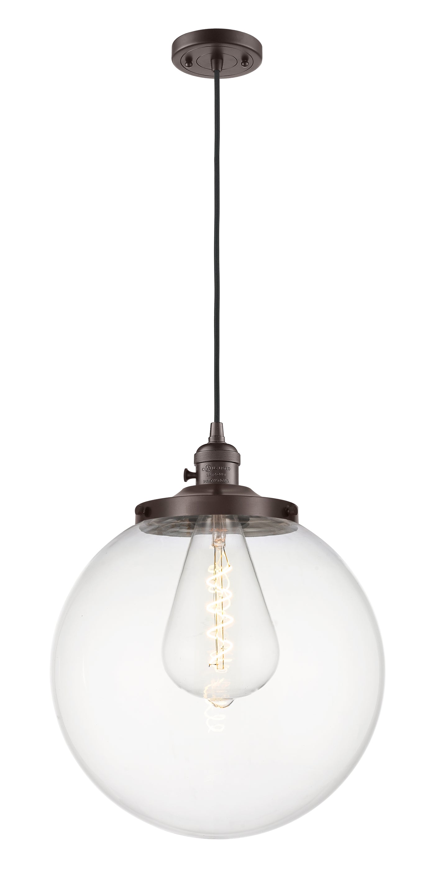Franklin Restoration Mini Pendant Antique Brass